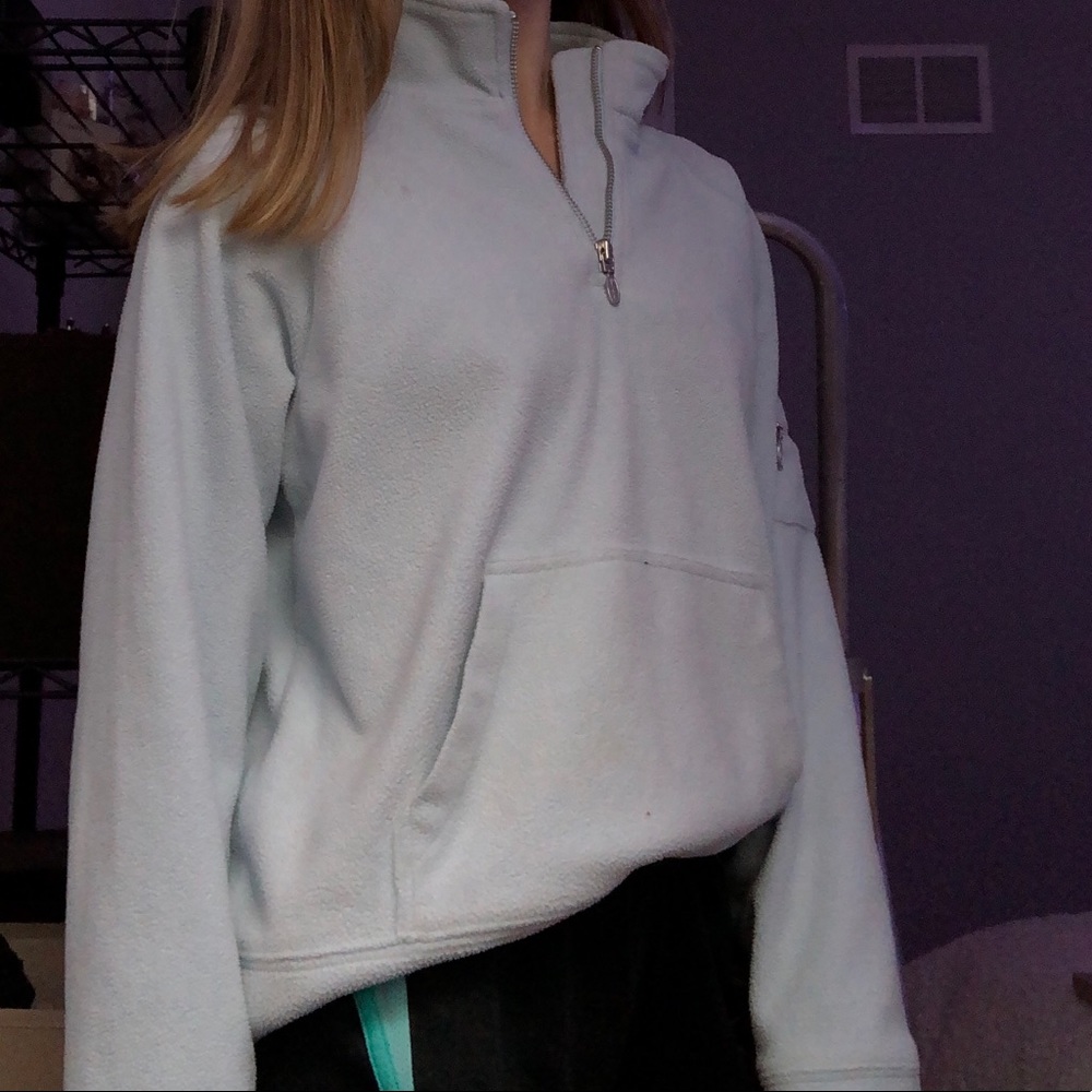 Gap baby blue soft fleece sweater